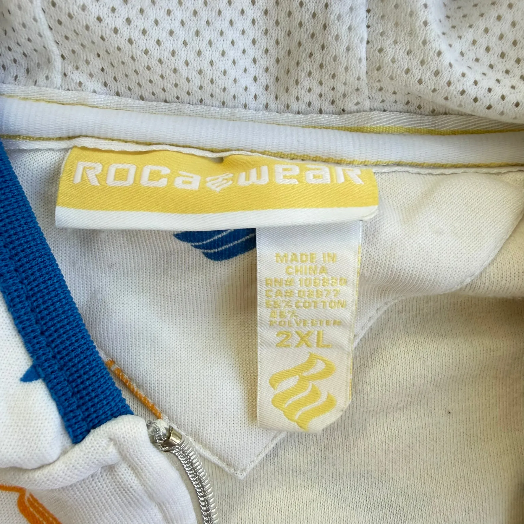 J- Vintage Rocawear Logo All Over Print Zip Up Hoodie - 2XL sold by HG Vintage product image thumbnail 4