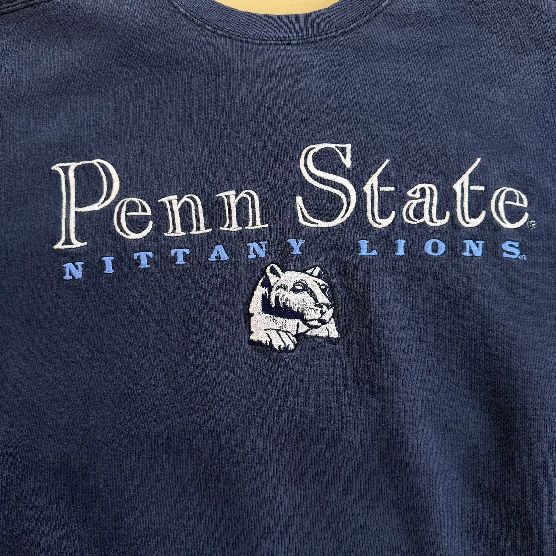 J- Vintage Penn State Nittany Lions Embroidered Logo & Text Made In USA Crewneck - 2XL sold by HG Vintage product image thumbnail 2