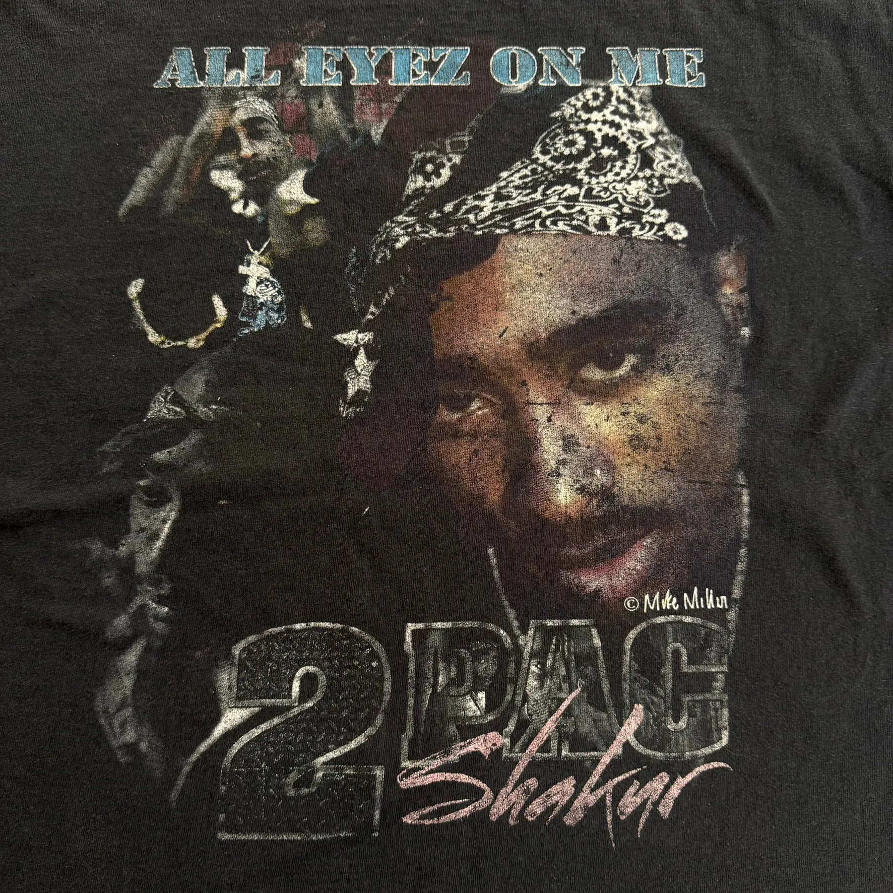 J- '21 Tupac Shakur All Eyes On Me Graphic & Text Tee - XL sold by HG Vintage product image thumbnail 2