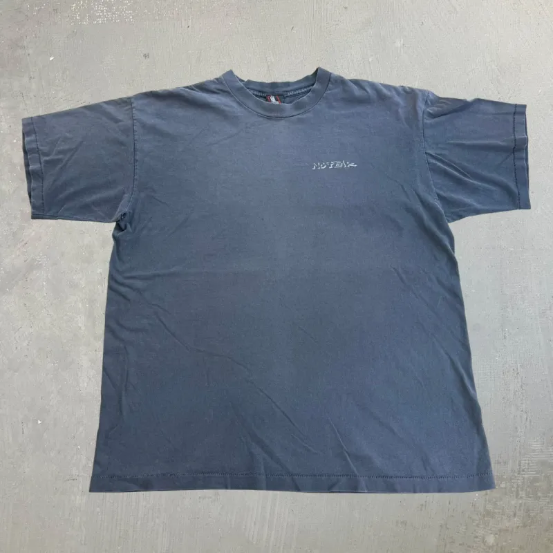 J- Vintage 90s No Fear Lessons In Competitions Graphic Made In USA Single Stitch Tee - XL made by HG Vintage