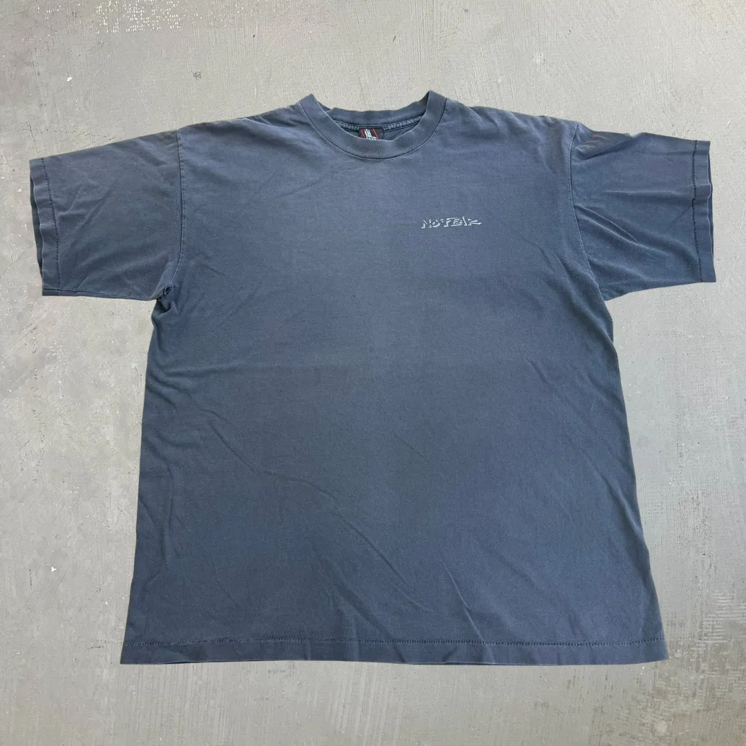 J- Vintage 90s No Fear Lessons In Competitions Graphic Made In USA Single Stitch Tee - XL sold by HG Vintage