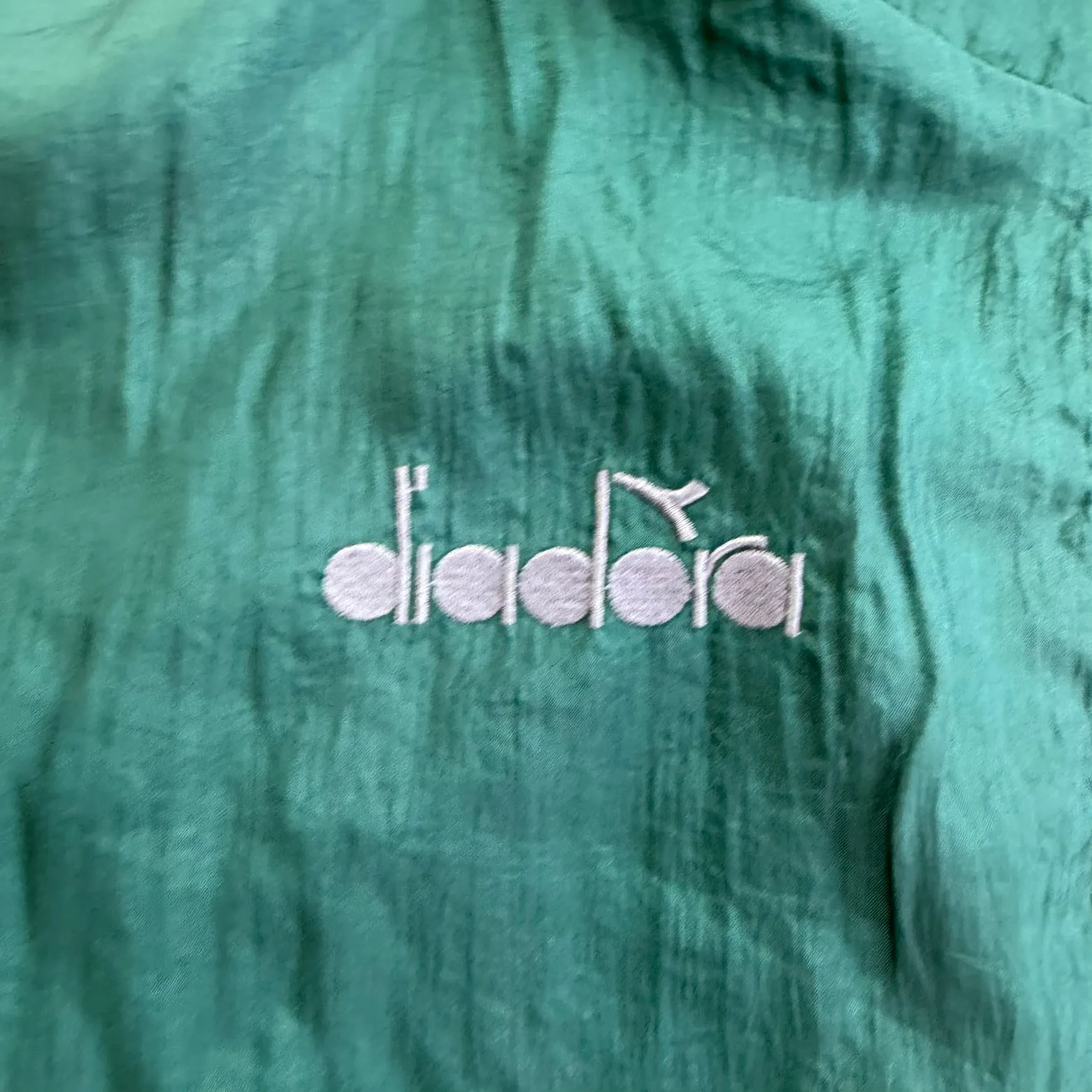 J- Vintage 90s Diodora Embroidered Logo Zip Up Lightweight Jacket - L sold by HG Vintage product image thumbnail 2