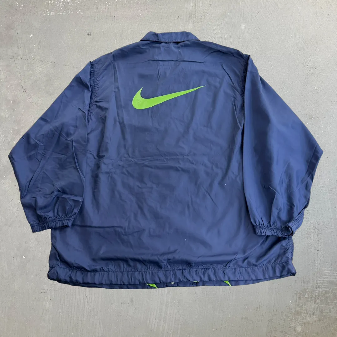 J- Vintage 90s Nike Embroidered Swoosh Coach Jacket - M (fits L) sold by HG Vintage product image thumbnail 3