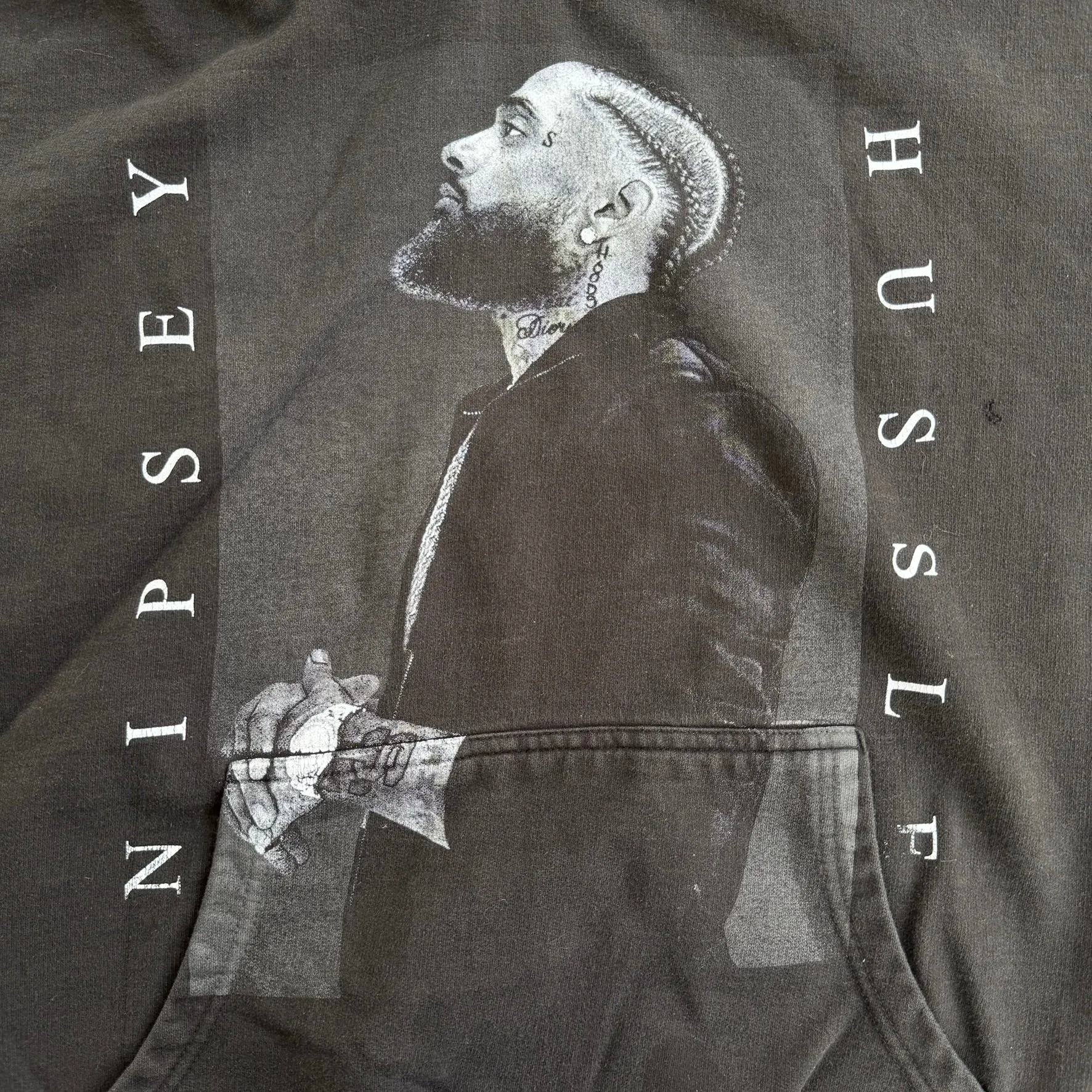 J- Nipsey Hustle Picture Graphic Hoodie - 2XL sold by HG Vintage product image thumbnail 2