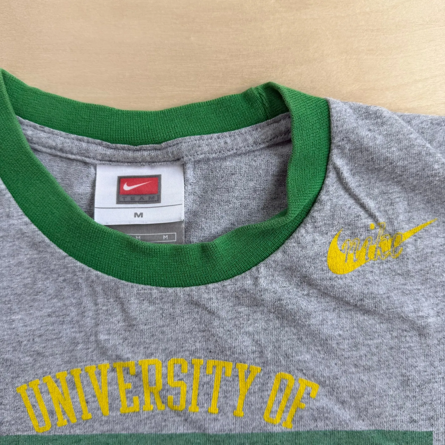 J- Vintage 00s Nike Team University Of Oregon Track & Field Graphic Ringer Tee - M sold by HG Vintage product image thumbnail 3