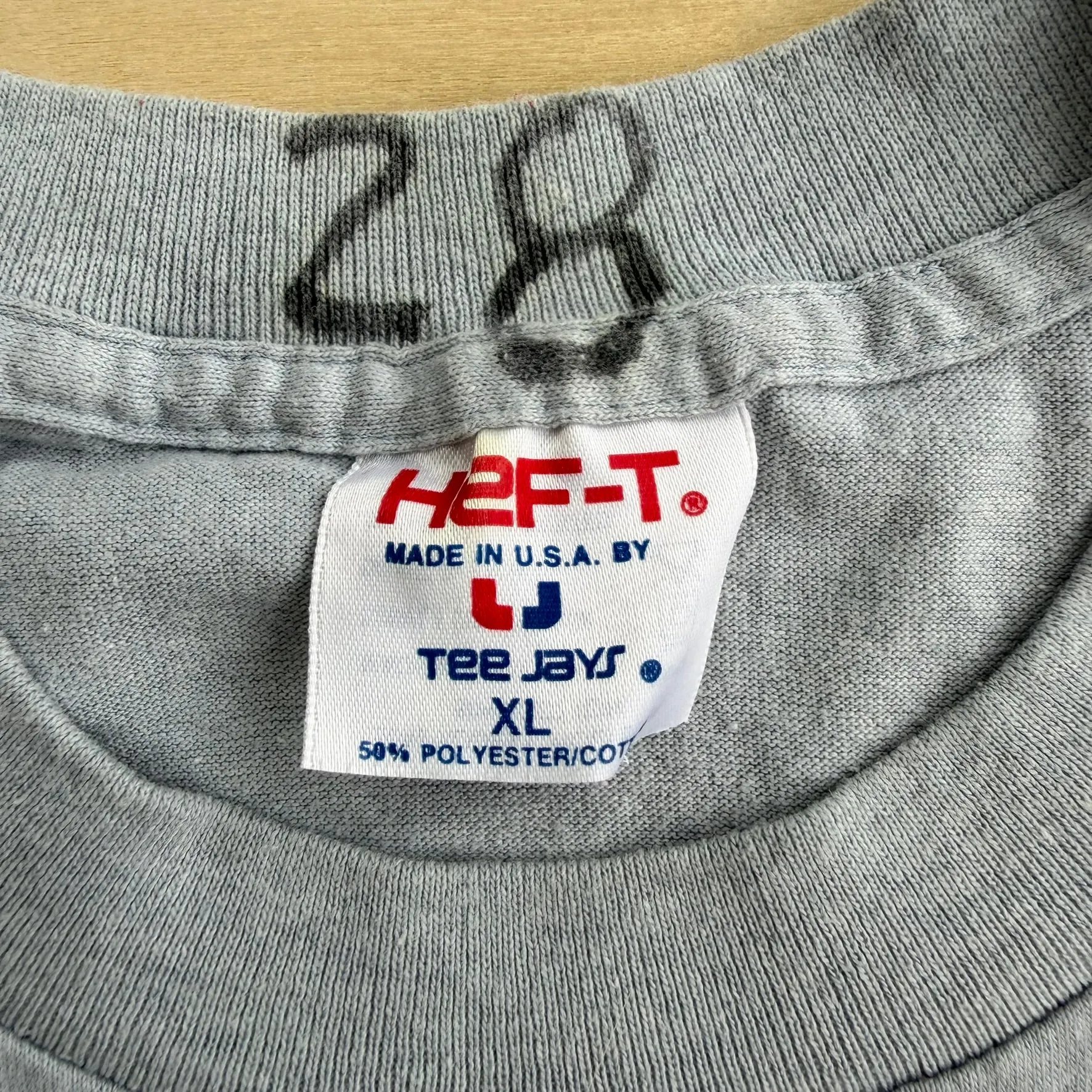 J- Vintage 90s Gary Cross Country Text Graphic Made In USA Single Stitch Long Sleeve Tee - XL sold by HG Vintage product image thumbnail 3