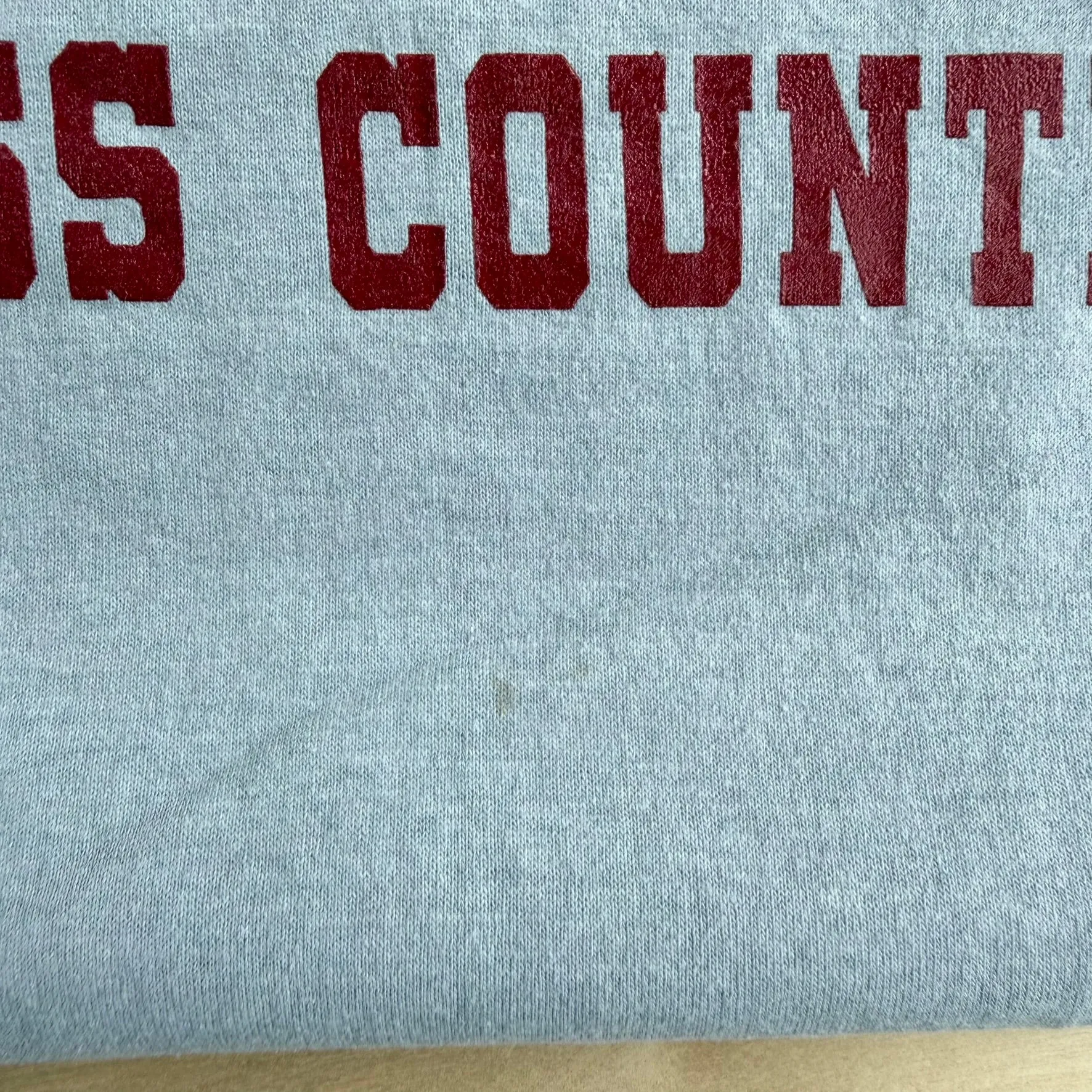 J- Vintage 90s Gary Cross Country Text Graphic Made In USA Single Stitch Long Sleeve Tee - XL sold by HG Vintage product image thumbnail 4