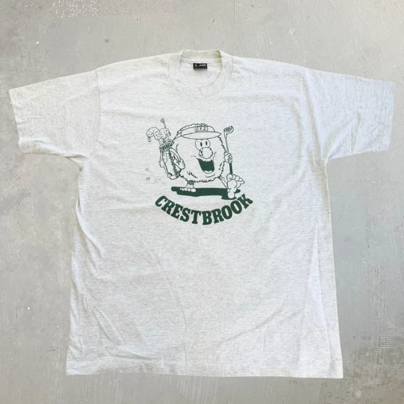 J- Vintage Crestbrook Golf Graphic Made In USA Single Stitch Tee - XL made by HG Vintage