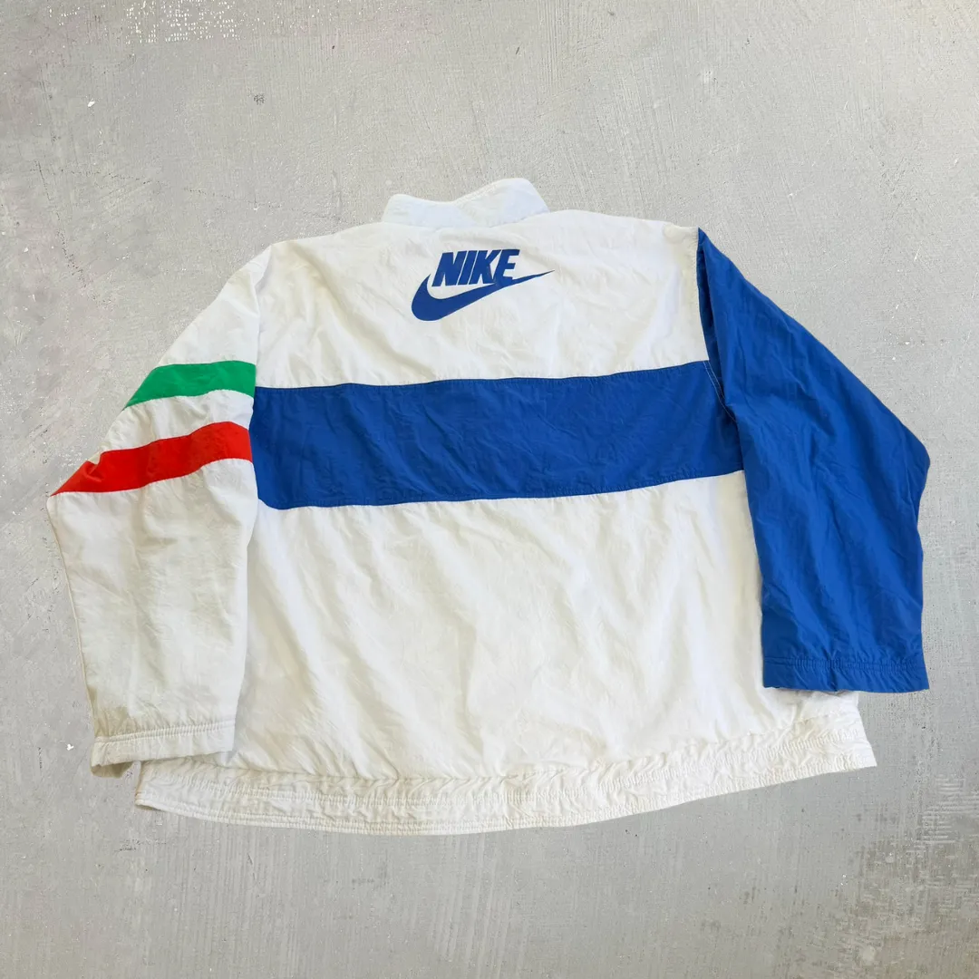 J- Vintage 90s Nike Italy National Football Team Training Lightweight Jacket - XL sold by HG Vintage product image thumbnail 4