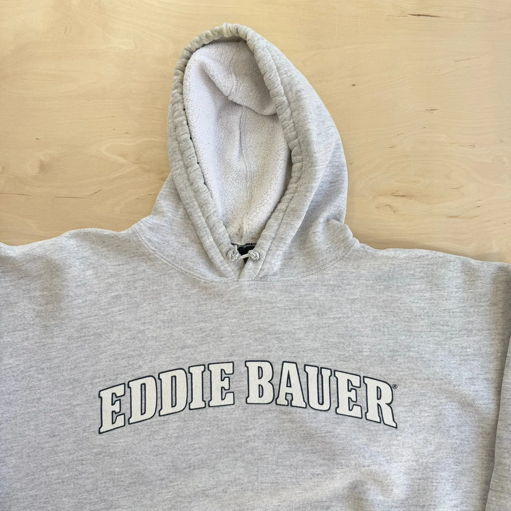 J- Vintage Eddie Bauer Text Made In USA Hoodie - L sold by HG Vintage product image thumbnail 2