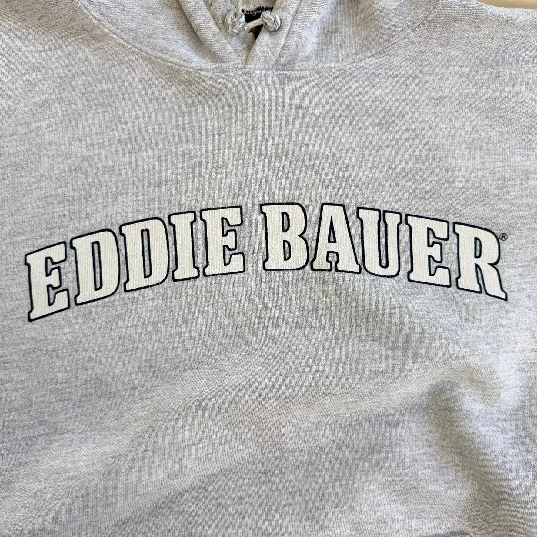 J- Vintage Eddie Bauer Text Made In USA Hoodie - L sold by HG Vintage product image thumbnail 3