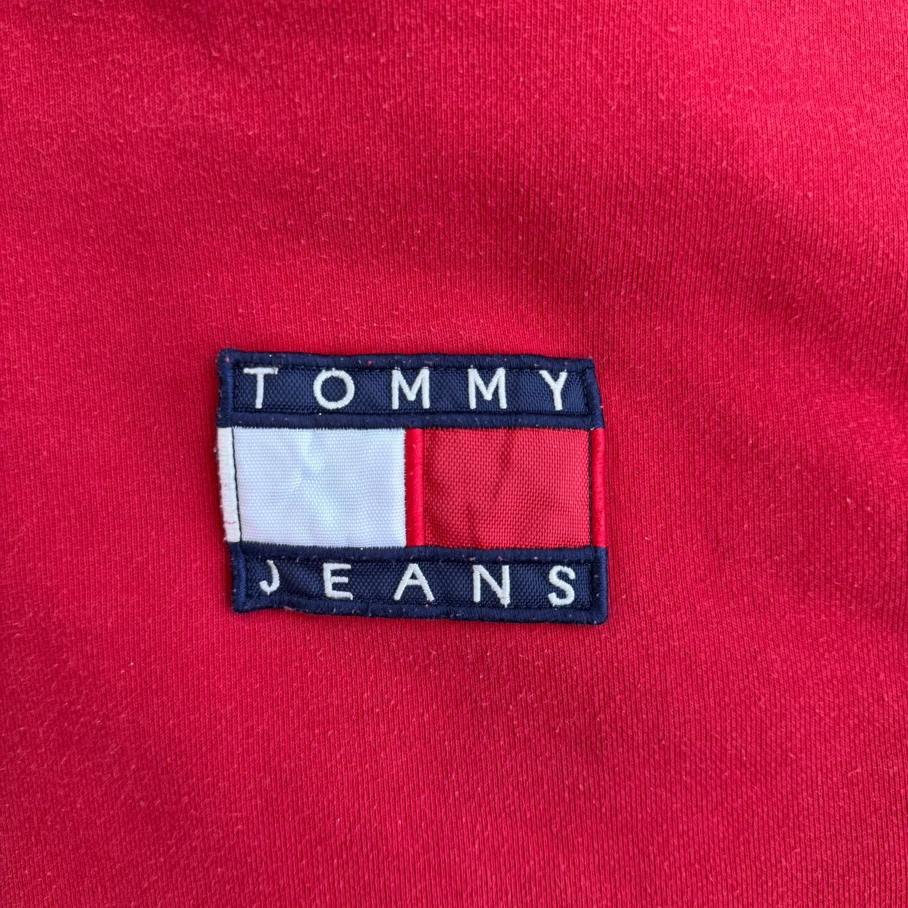 J- Vintage 90s Tommy Hilfiger Jeans Embroidered Text & Logo Hoodie - L sold by HG Vintage product image thumbnail 2