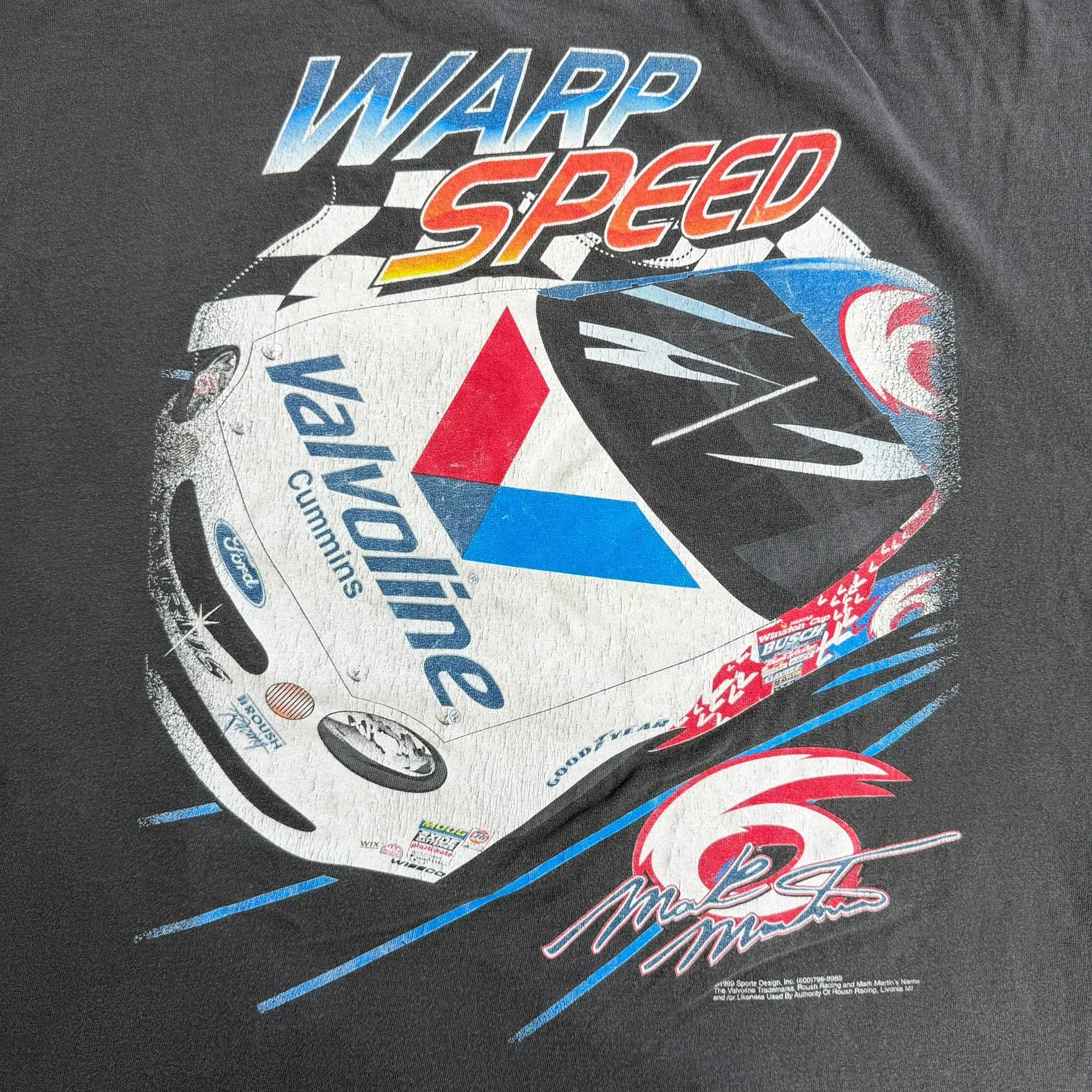 J- Vintage '99 Nascar Mark Martin Car Graphic Tee - XL sold by HG Vintage product image thumbnail 4