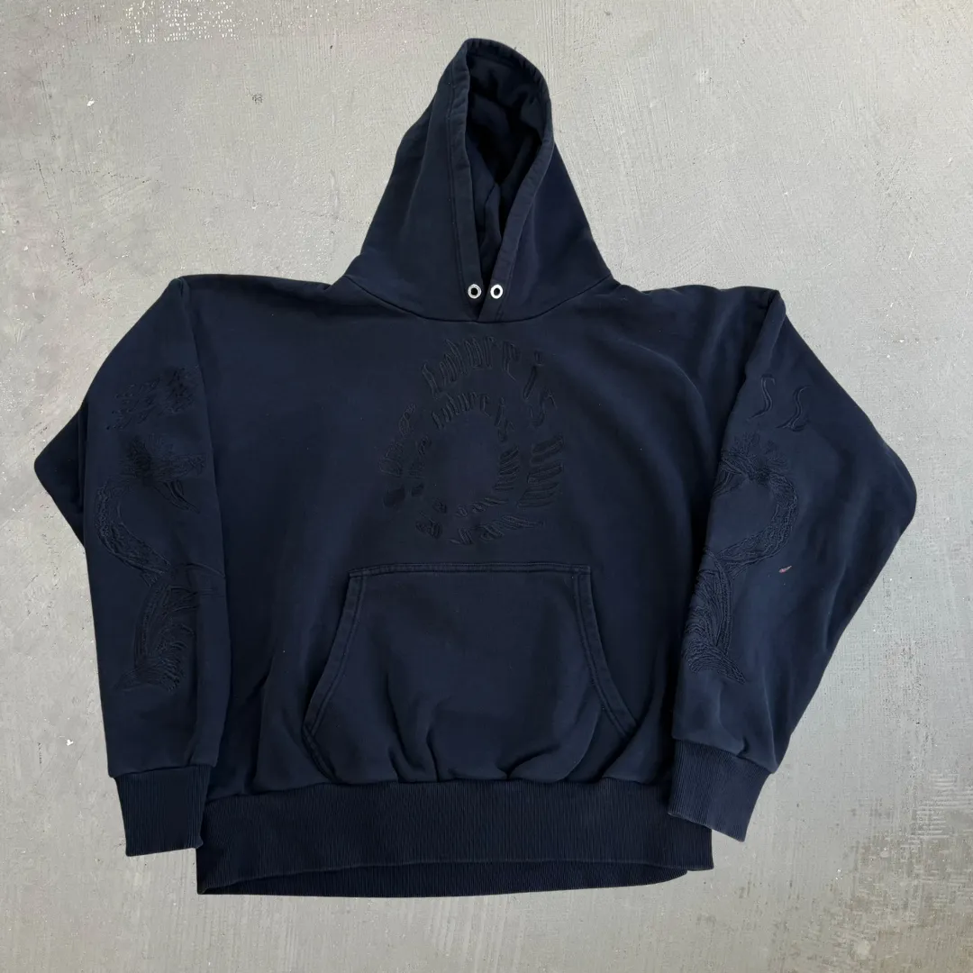 J- Vintage Diesel The Future Is Here Now Embroidered Swirl Hoodie - L sold by HG Vintage