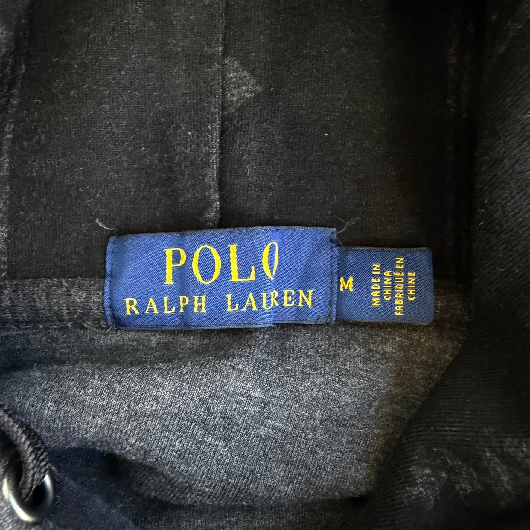 J- 2010s Polo RL Embroidered Logo & All Over Print Patterned Hoodie - M sold by HG Vintage product image thumbnail 5