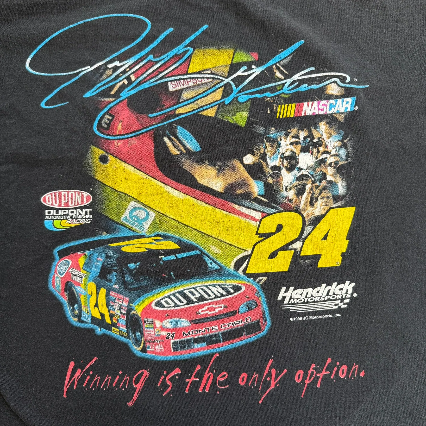 J- Vintage '98 Nascar Jeff Gordon Winning Is The Only Option Car Graphic Tee - L sold by HG Vintage product image thumbnail 4