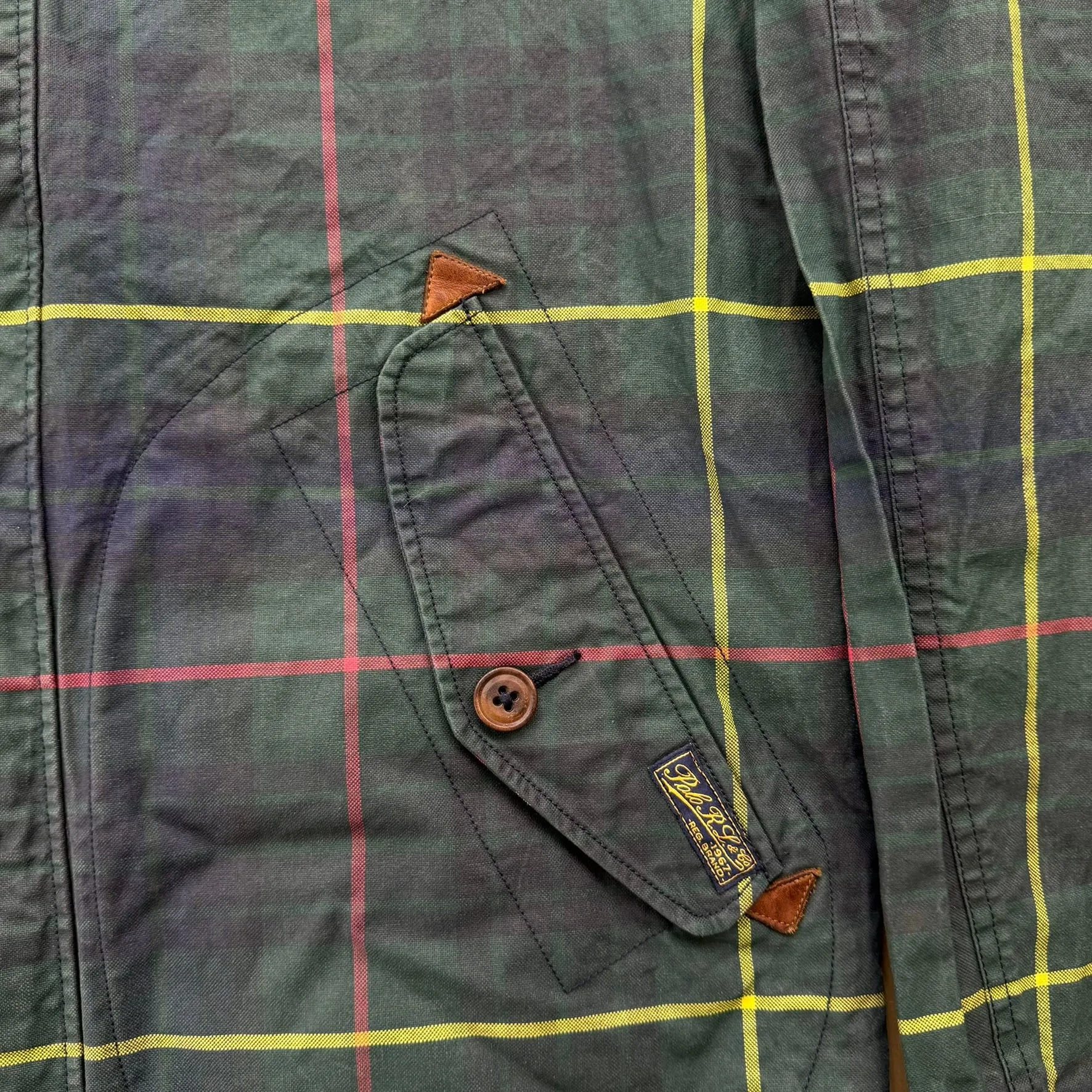 J- Vintage 90s Polo RL Co. All Over Plaid Hooded Rain Jacket - M sold by HG Vintage product image thumbnail 5