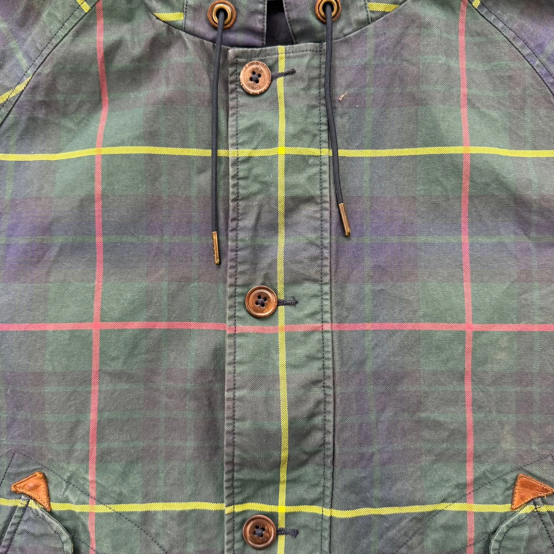 J- Vintage 90s Polo RL Co. All Over Plaid Hooded Rain Jacket - M sold by HG Vintage product image thumbnail 3