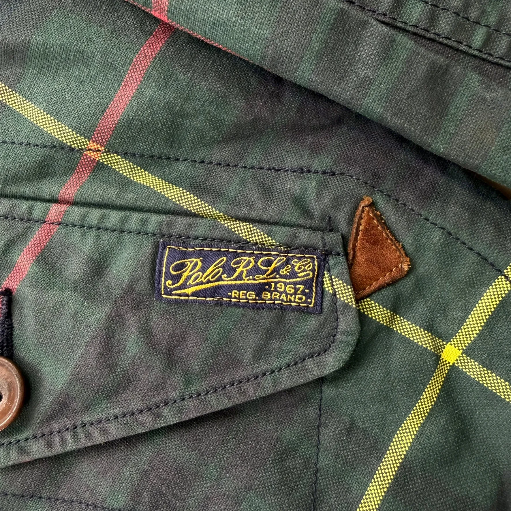 J- Vintage 90s Polo RL Co. All Over Plaid Hooded Rain Jacket - M sold by HG Vintage product image thumbnail 4