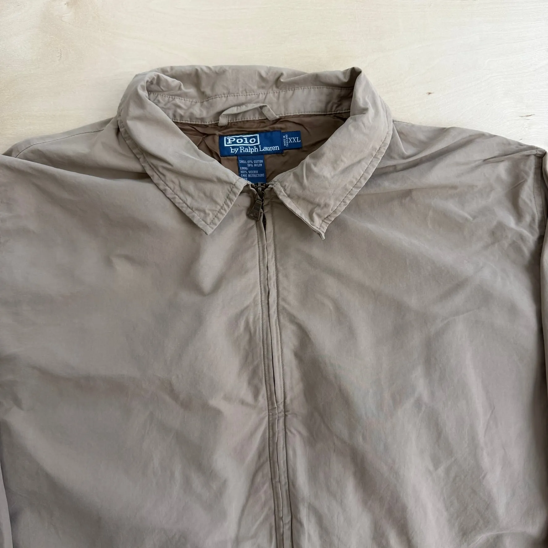 J- Vintage 90s Polo RL Zip Up Harrington Jacket - 2XL sold by HG Vintage product image thumbnail 2