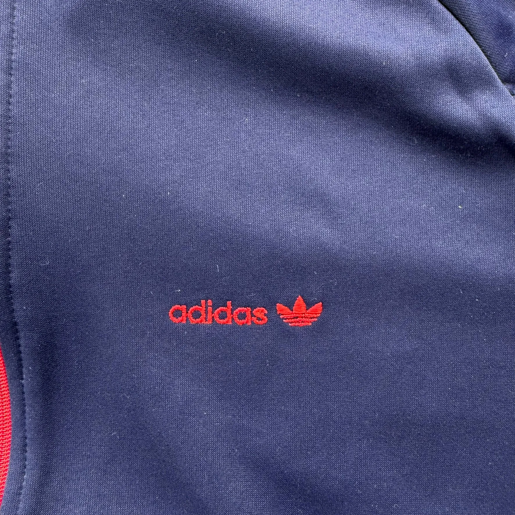 J- Vintage 80s Adidas Embroidered Logo Zip Up Track Jacket - XL sold by HG Vintage product image thumbnail 3