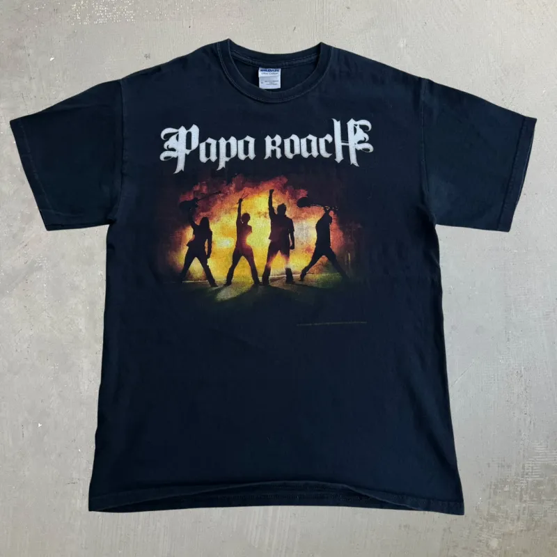 J- Vintage '10 Papa Roach Picture & Graphic Tee - M made by HG Vintage