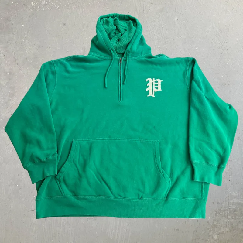 J- Vintage Polo RL Gothic Text Half Zip Hoodie - 3XL Big made by HG Vintage