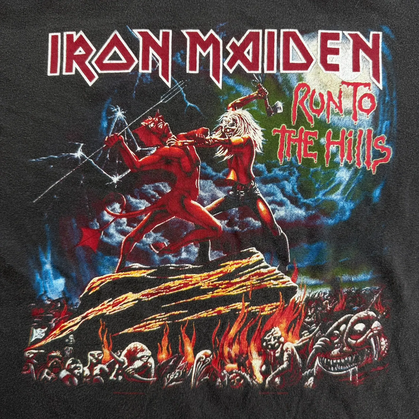 J- Vintage '06 Iron Maiden Artimonde Run To The Hills Graphic Tee - M sold by HG Vintage product image thumbnail 2