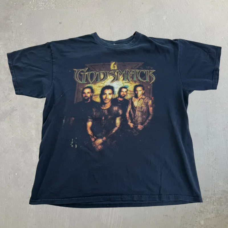J- Vintage '02 Godsmack Smack This! Tour Picture Graphic Tee - XL made by HG Vintage