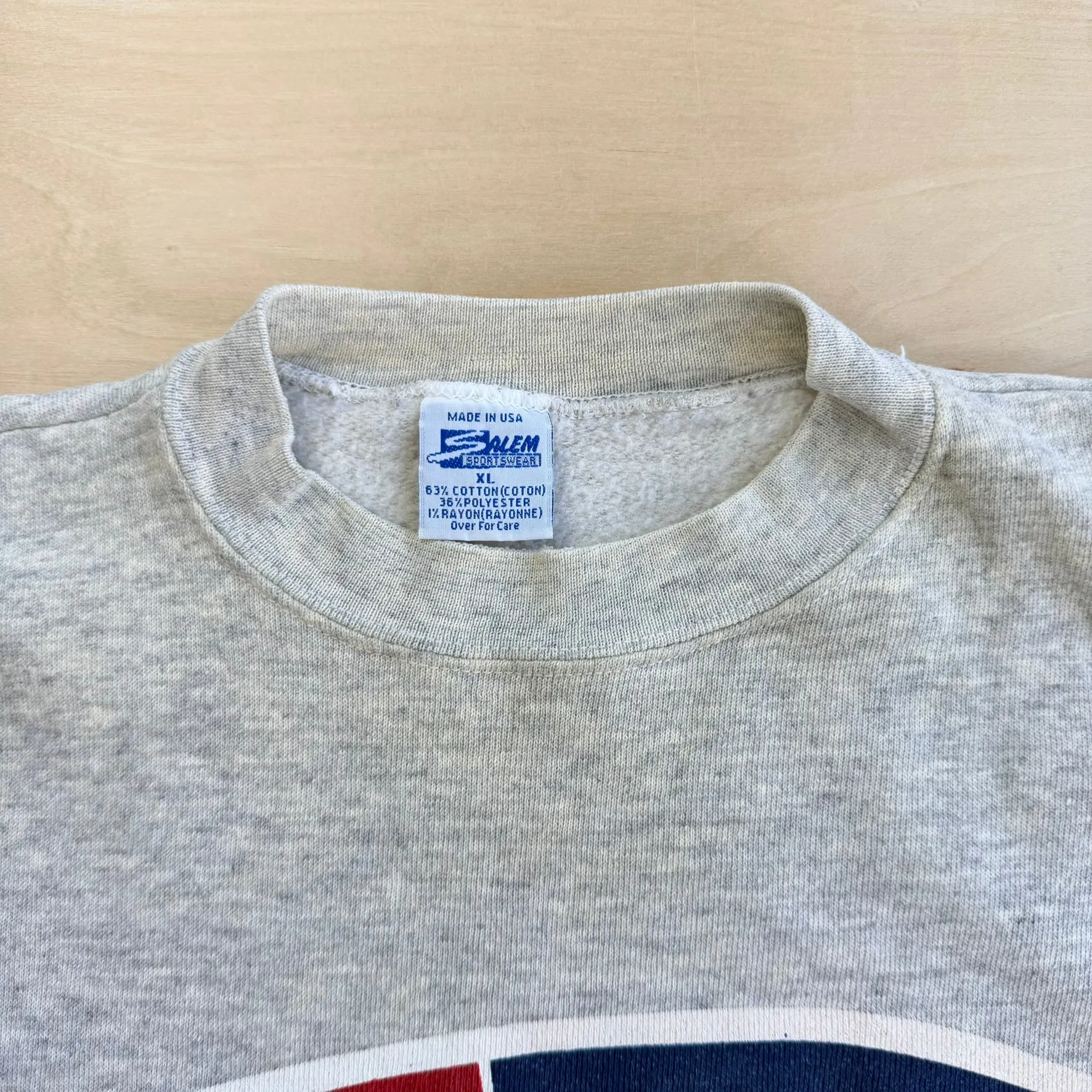 J- Vintage '93 New England Patriots Logo NFL Salems Sportswear Tag Made In USA Crewneck - XL sold by HG Vintage product image thumbnail 3