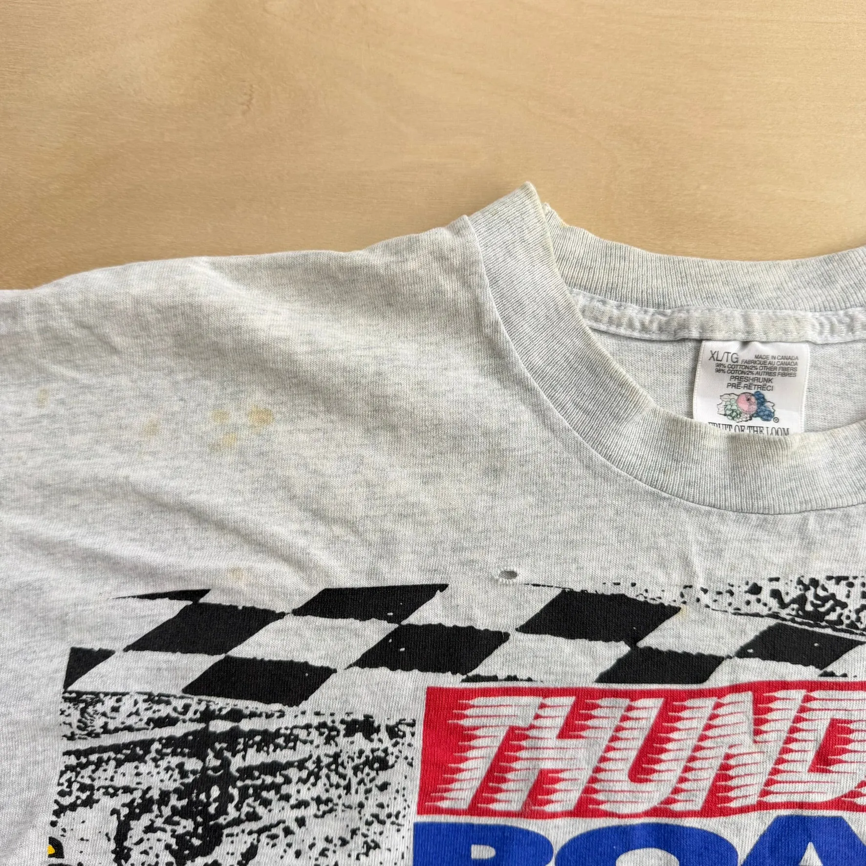 J- Vintage '93 Molson Canadian Molson Indy Thunder Road Vancouver Single Stitch Tee - XL sold by HG Vintage product image thumbnail 5