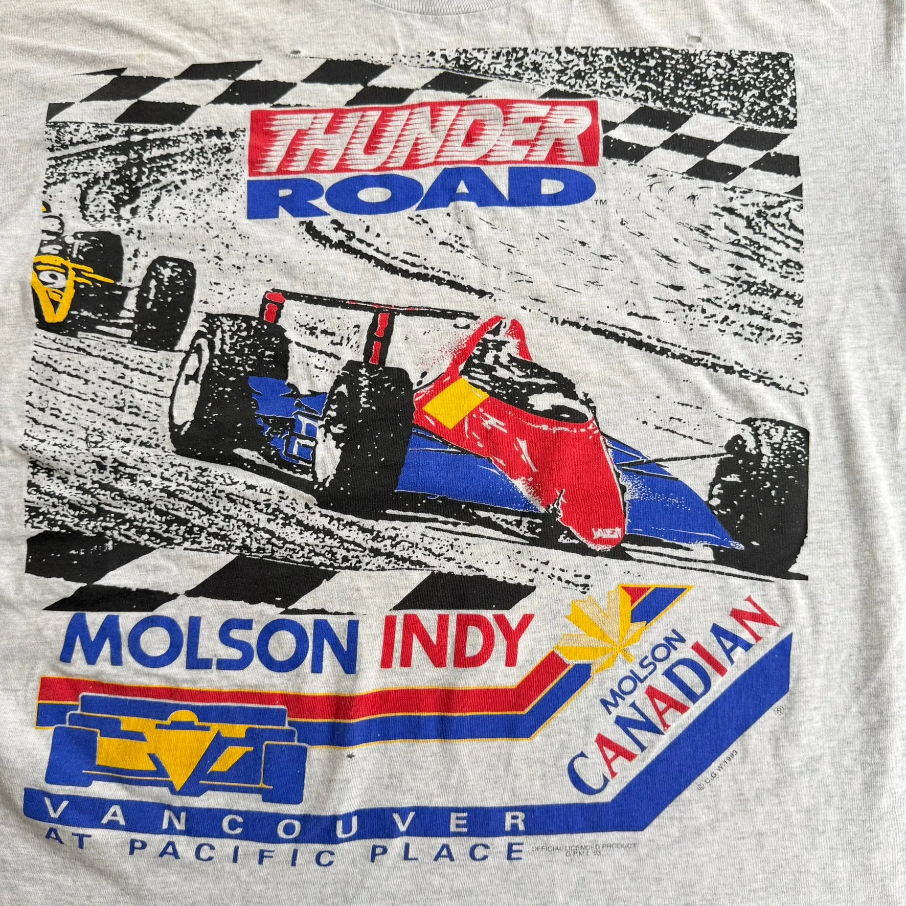 J- Vintage '93 Molson Canadian Molson Indy Thunder Road Vancouver Single Stitch Tee - XL sold by HG Vintage product image thumbnail 2