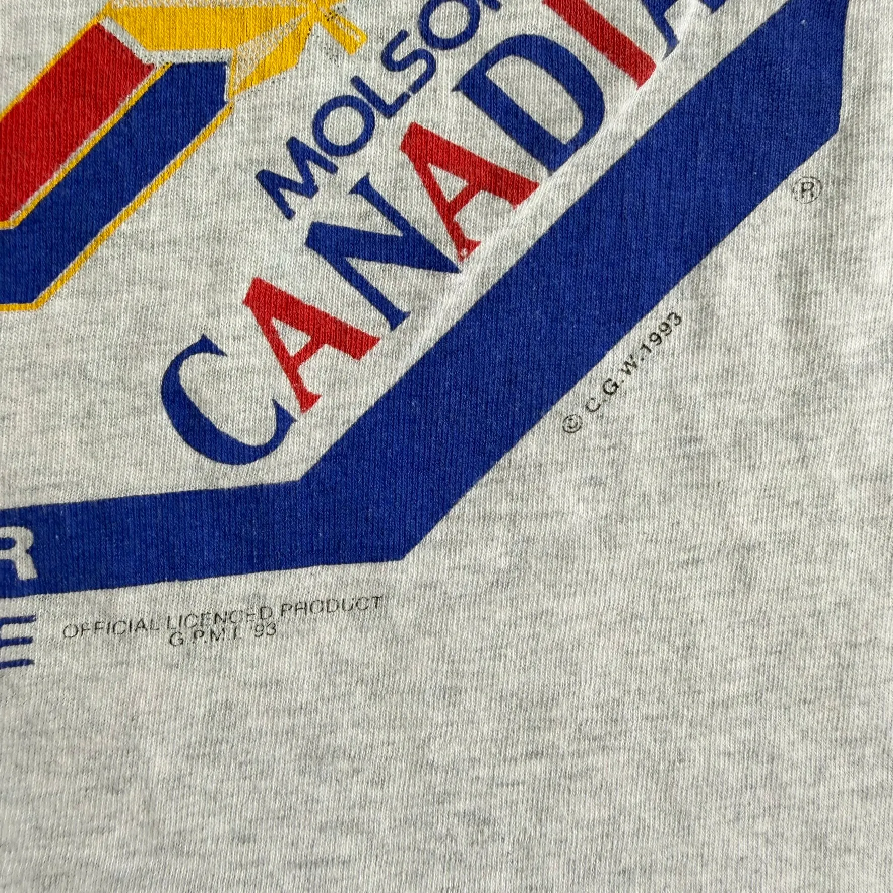 J- Vintage '93 Molson Canadian Molson Indy Thunder Road Vancouver Single Stitch Tee - XL sold by HG Vintage product image thumbnail 3
