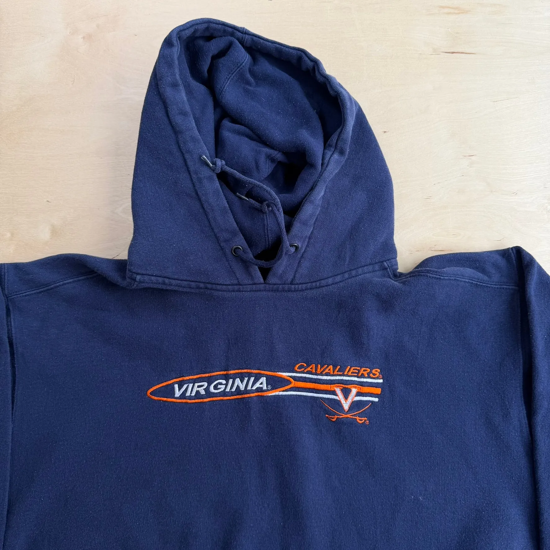 J- Vintage University Of Virginia Cavaliers Embroidered Logo Graphic Pro Player Hoodie - XL sold by HG Vintage product image thumbnail 2