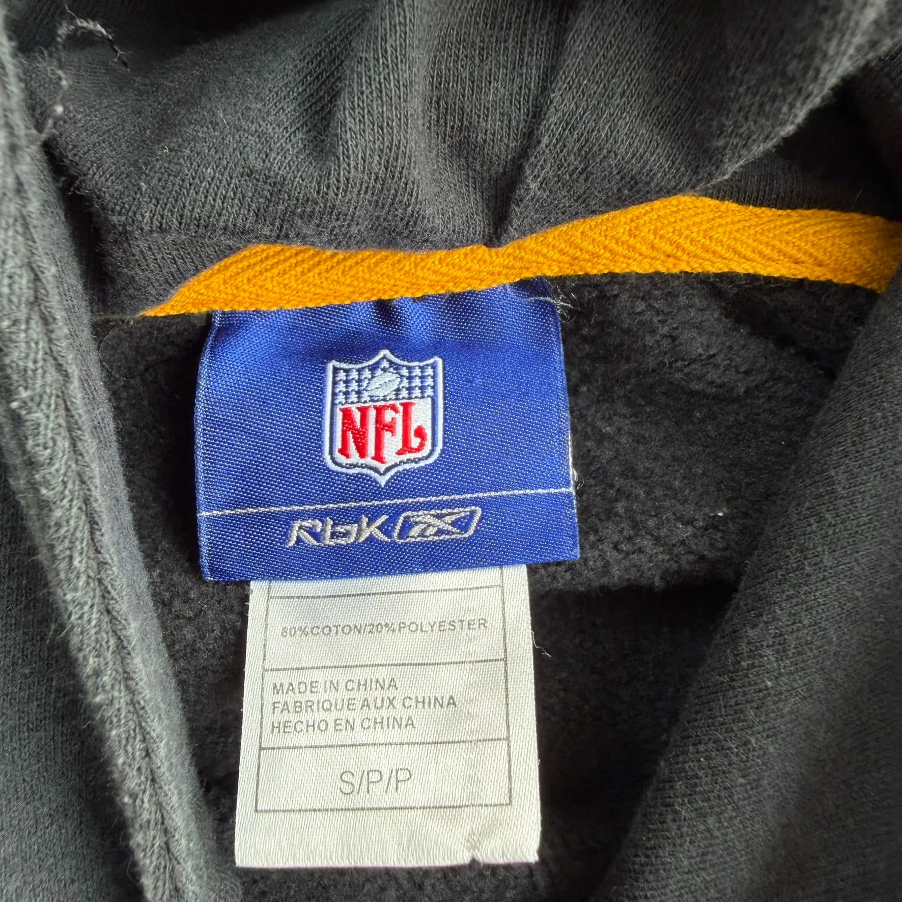 J- Vintage Pittsburgh Steelers NFL Reebok Embroidered Logo Graphic Hoodie - S sold by HG Vintage product image thumbnail 3