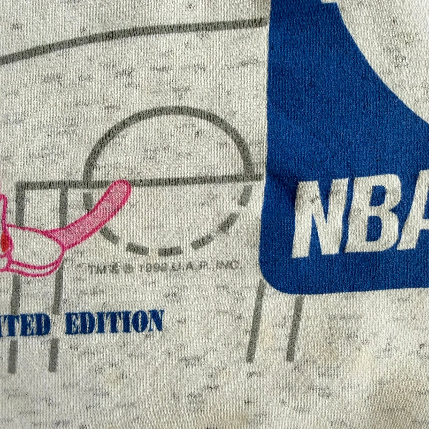 J- Vintage '92 NBA & Pink Panther Limited Edition Graphic Crewneck - L sold by HG Vintage product image thumbnail 3