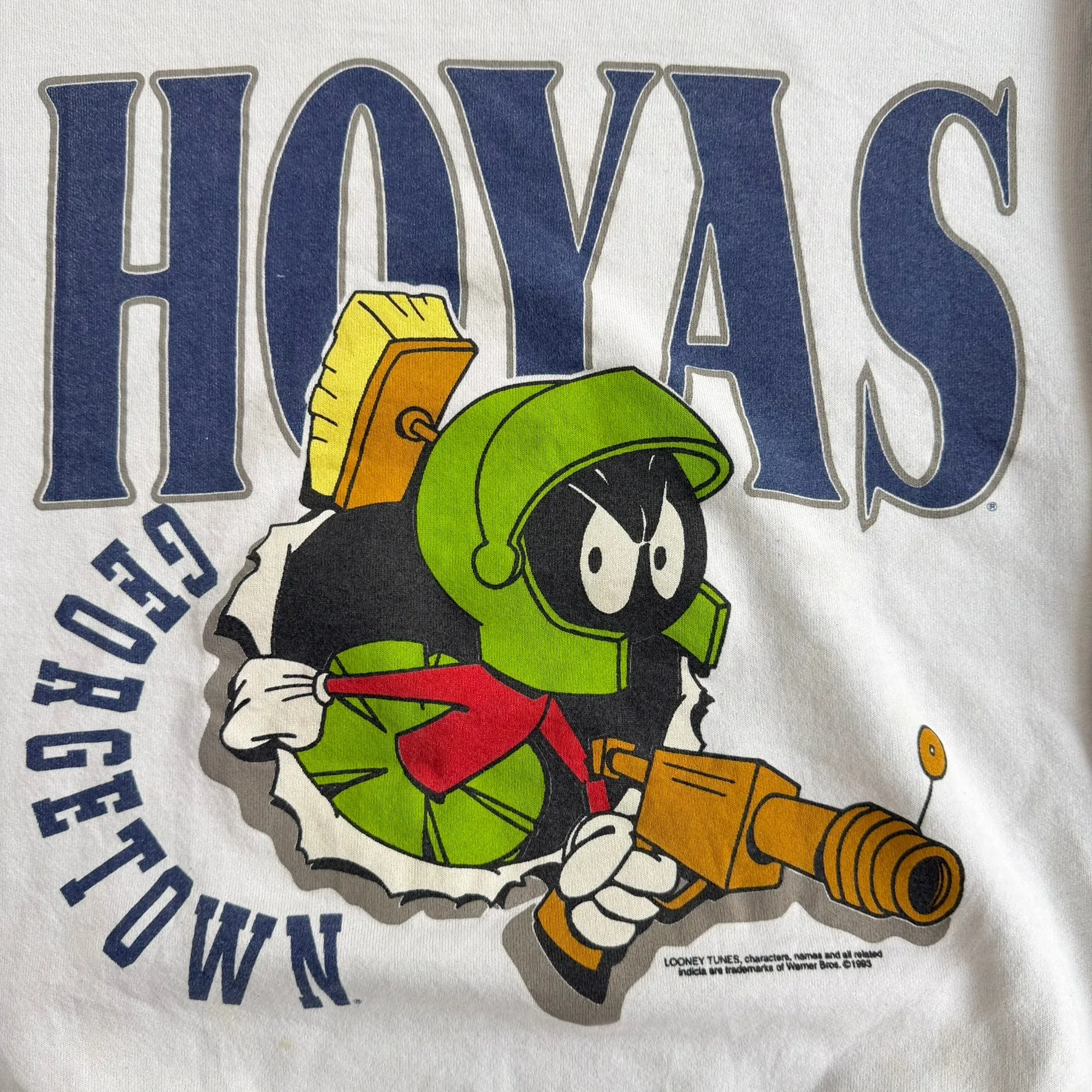 J- Vintage '93 Georgetown Hoyas Marvin The Martian Looney Tunes Graphic Made In USA Crewneck - L sold by HG Vintage product image thumbnail 2