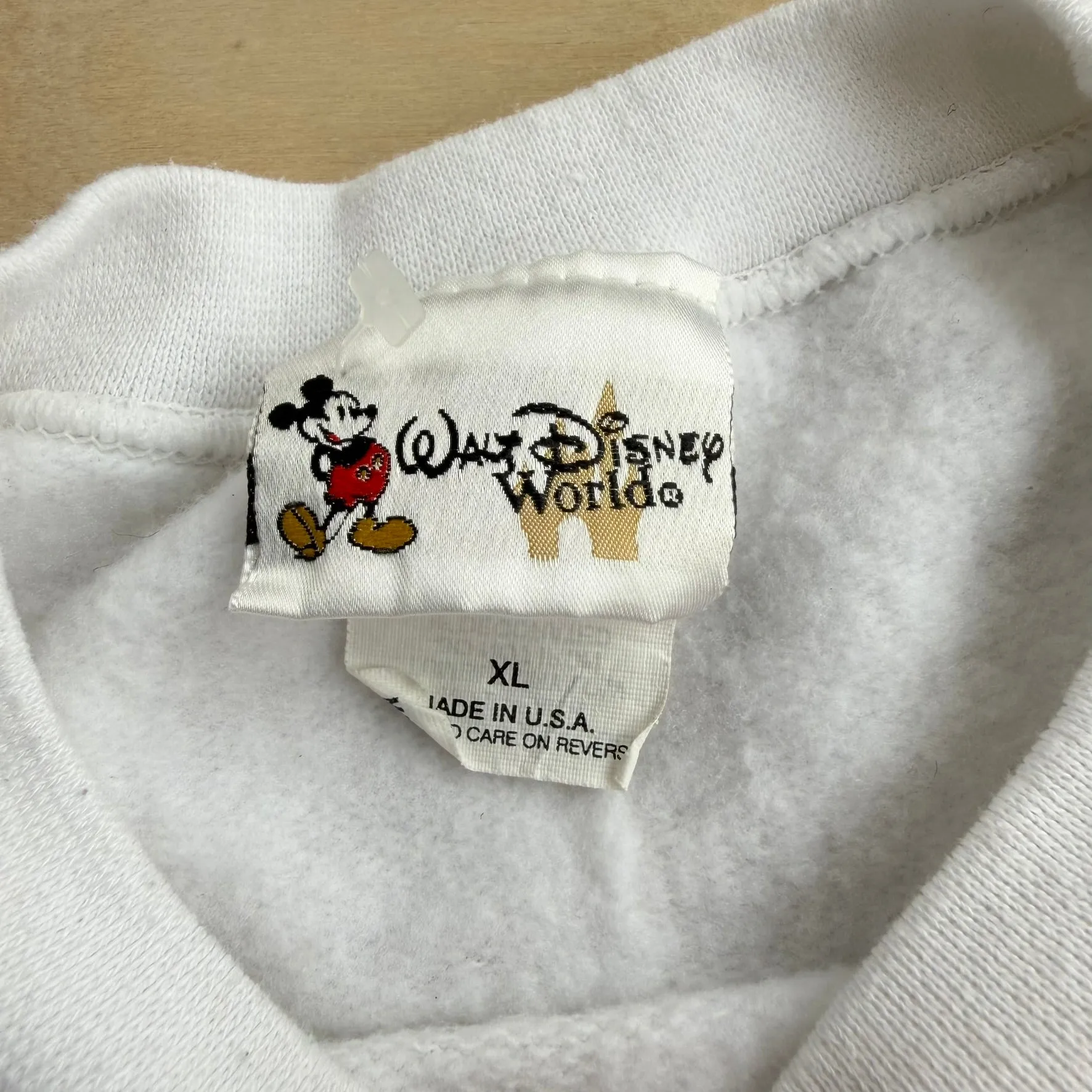J- Vintage '00 Walt Disney World Mickey New Millennium Celebration Made In USA Crewneck- XL sold by HG Vintage product image thumbnail 3