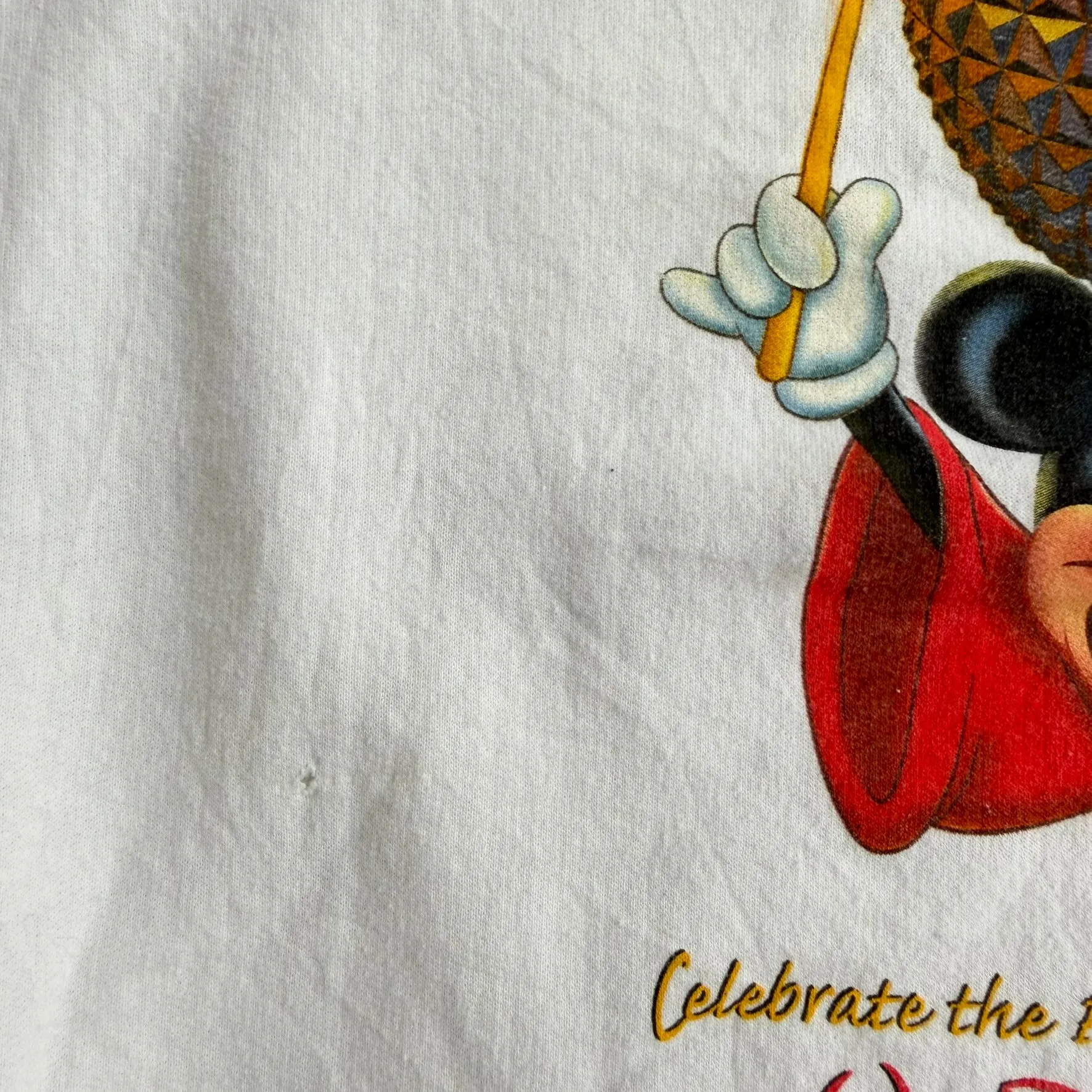 J- Vintage '00 Walt Disney World Mickey New Millennium Celebration Made In USA Crewneck- XL sold by HG Vintage product image thumbnail 4