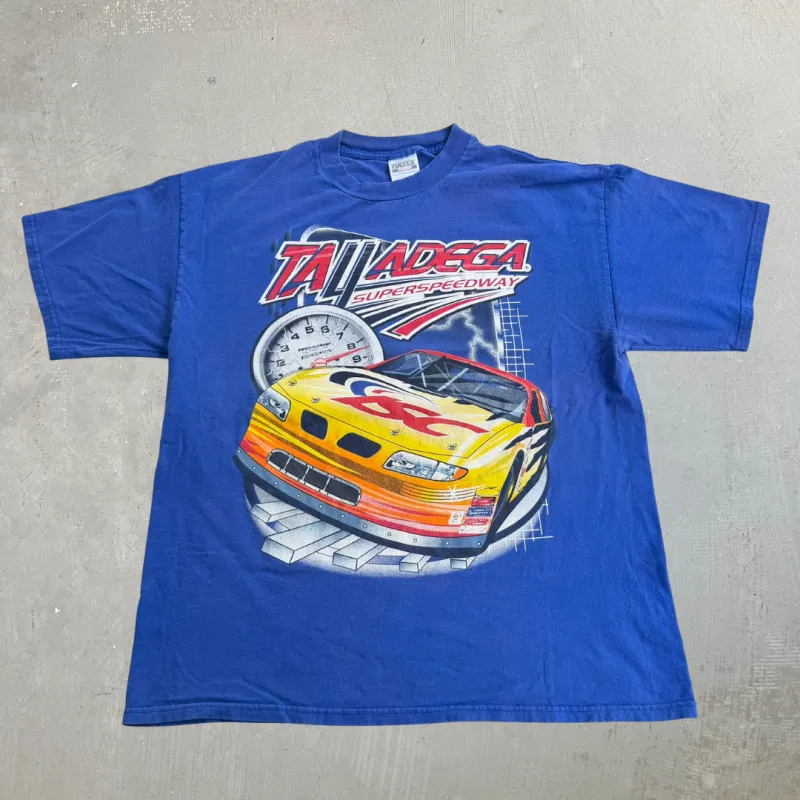 J- Vintage '00 Nascar Talladega Super Speedway Car Graphic Tee - XL made by Nascar