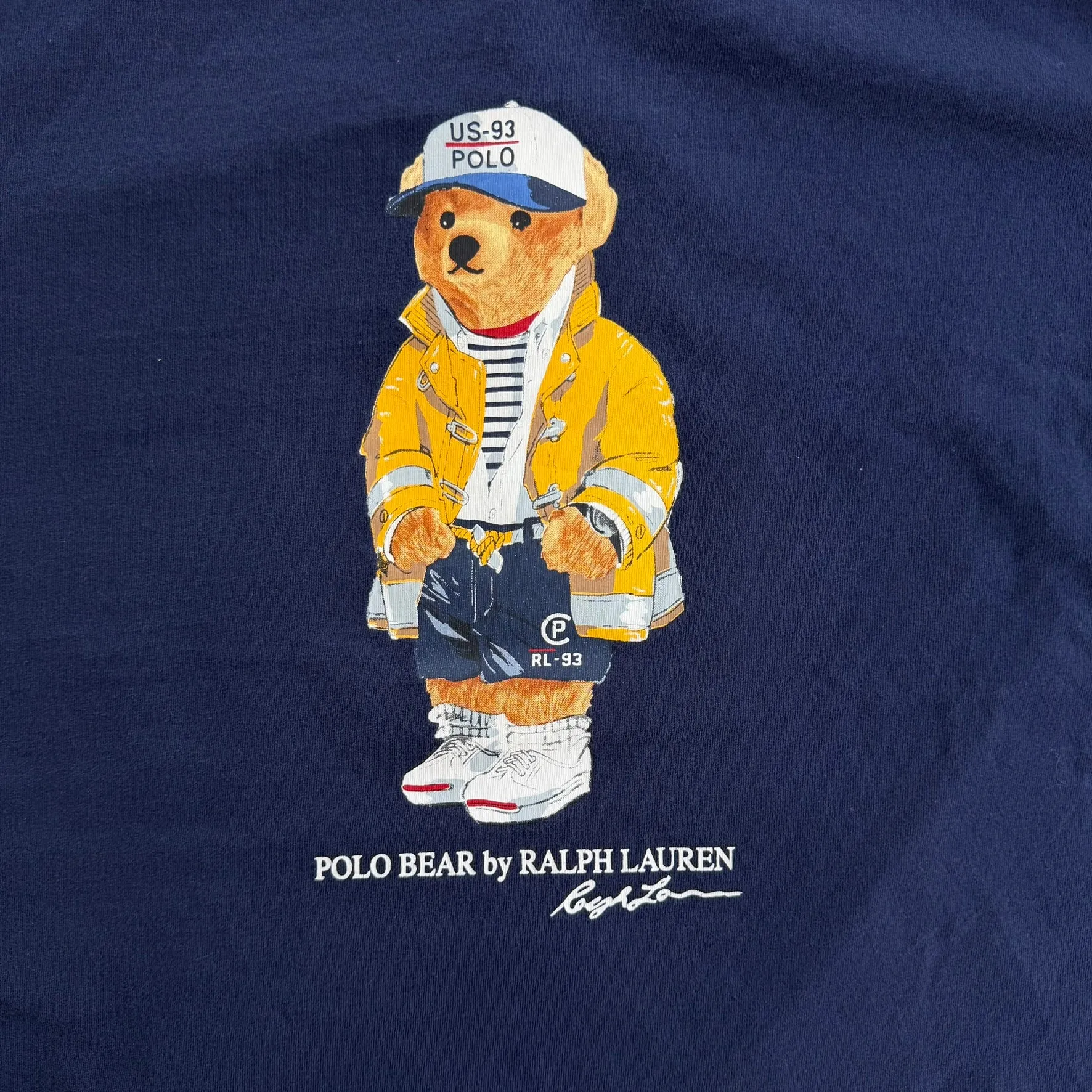 J- Vintage Polo RL Polo Bear Graphic & Text Tee - XL sold by HG Vintage product image thumbnail 2