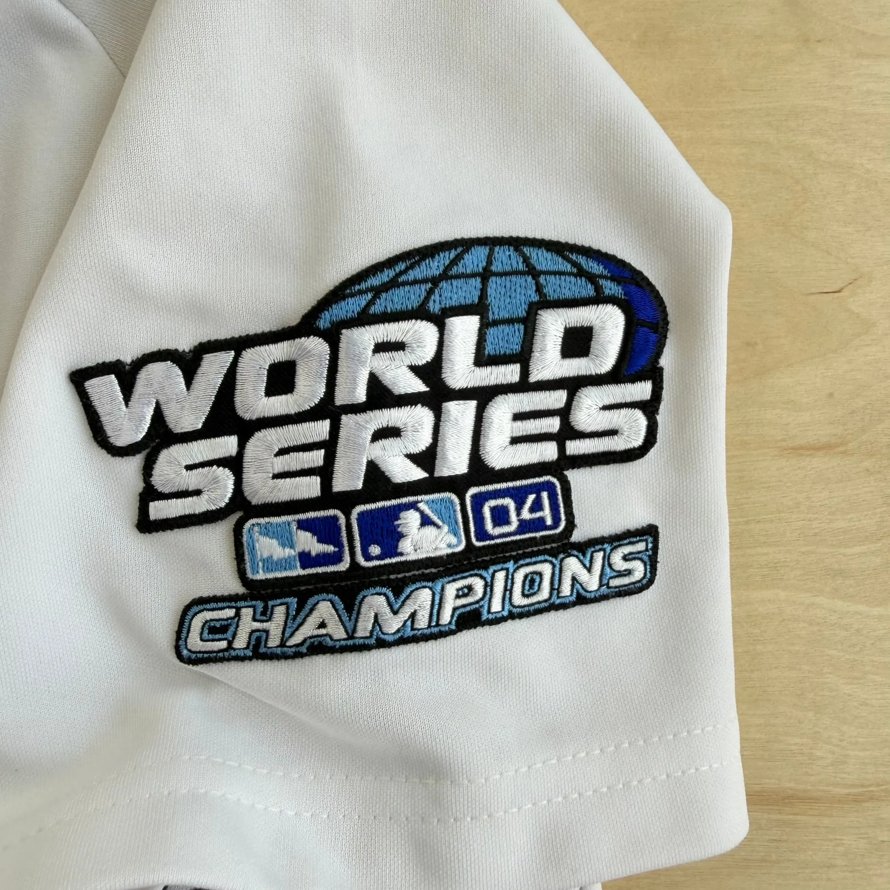 J- Vintage '04 Boston Red Sox David Ortiz 34 MLB World Series Baseball Jersey - S sold by HG Vintage product image thumbnail 3