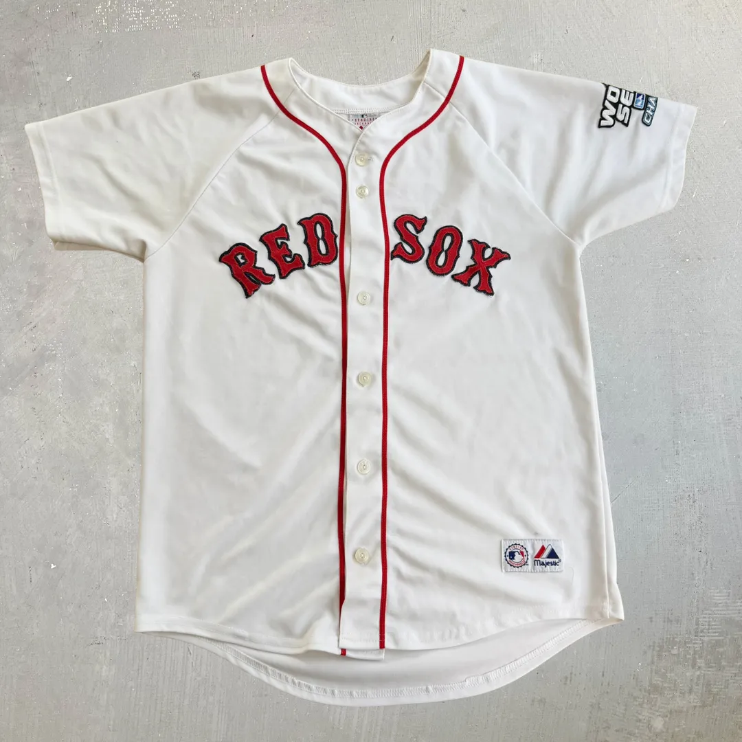 J- Vintage '04 Boston Red Sox David Ortiz 34 MLB World Series Baseball Jersey - S sold by HG Vintage