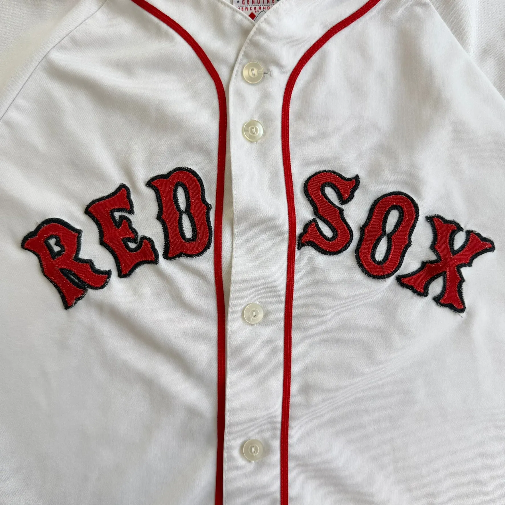 J- Vintage '04 Boston Red Sox David Ortiz 34 MLB World Series Baseball Jersey - S sold by HG Vintage product image thumbnail 2
