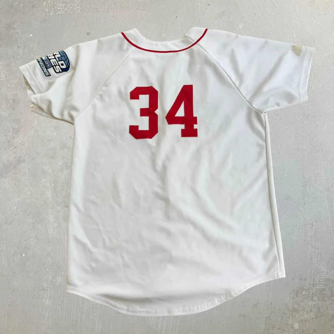 J- Vintage '04 Boston Red Sox David Ortiz 34 MLB World Series Baseball Jersey - S sold by HG Vintage product image thumbnail 4
