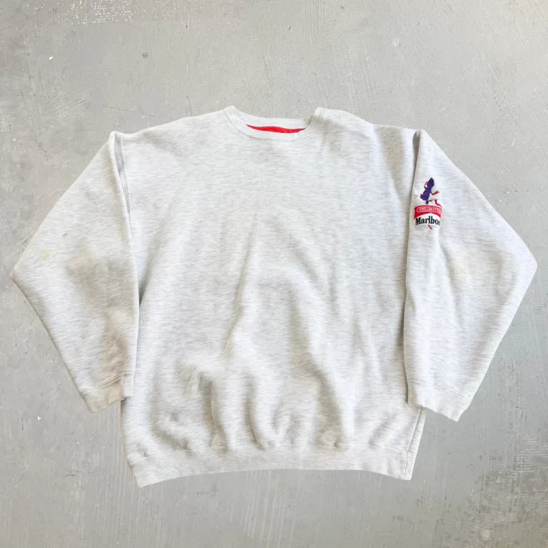 J- Vintage Marlboro Unlimited Embroidered Lizard & Logo Crewneck - M made by HG Vintage