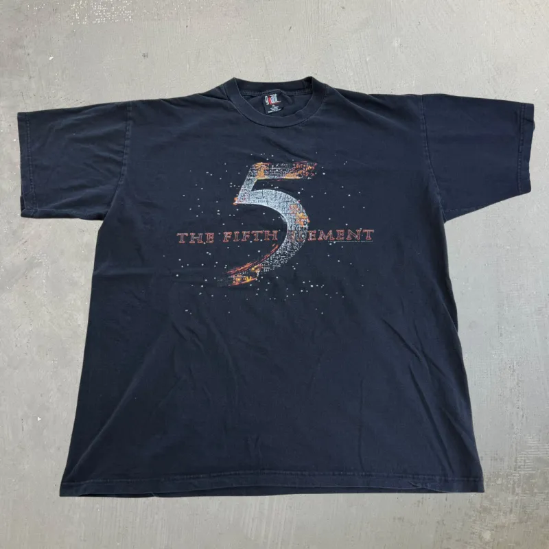 J- Vintage '97 The Fifth Element Movie Graphic Giant Tag Tee - XL made by HG Vintage
