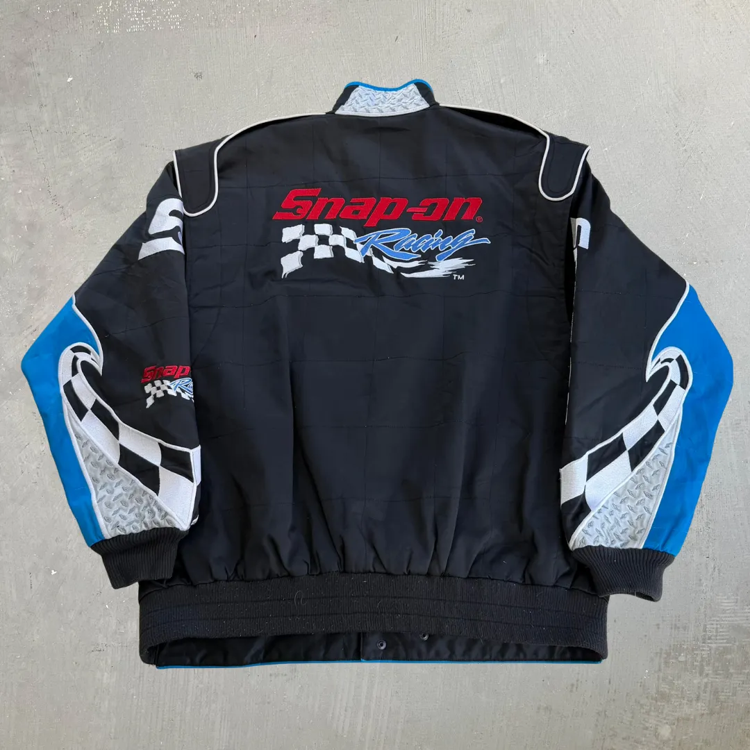 J- Vintage Choco Canada Snap On racing Zip Up Racing Jacket - XL sold by HG Vintage product image thumbnail 3