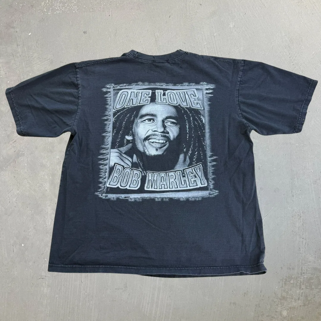 J- Vintage Rock Eagle Bob Marley One Love Graphic Picture Tee - XL sold by HG Vintage product image thumbnail 3