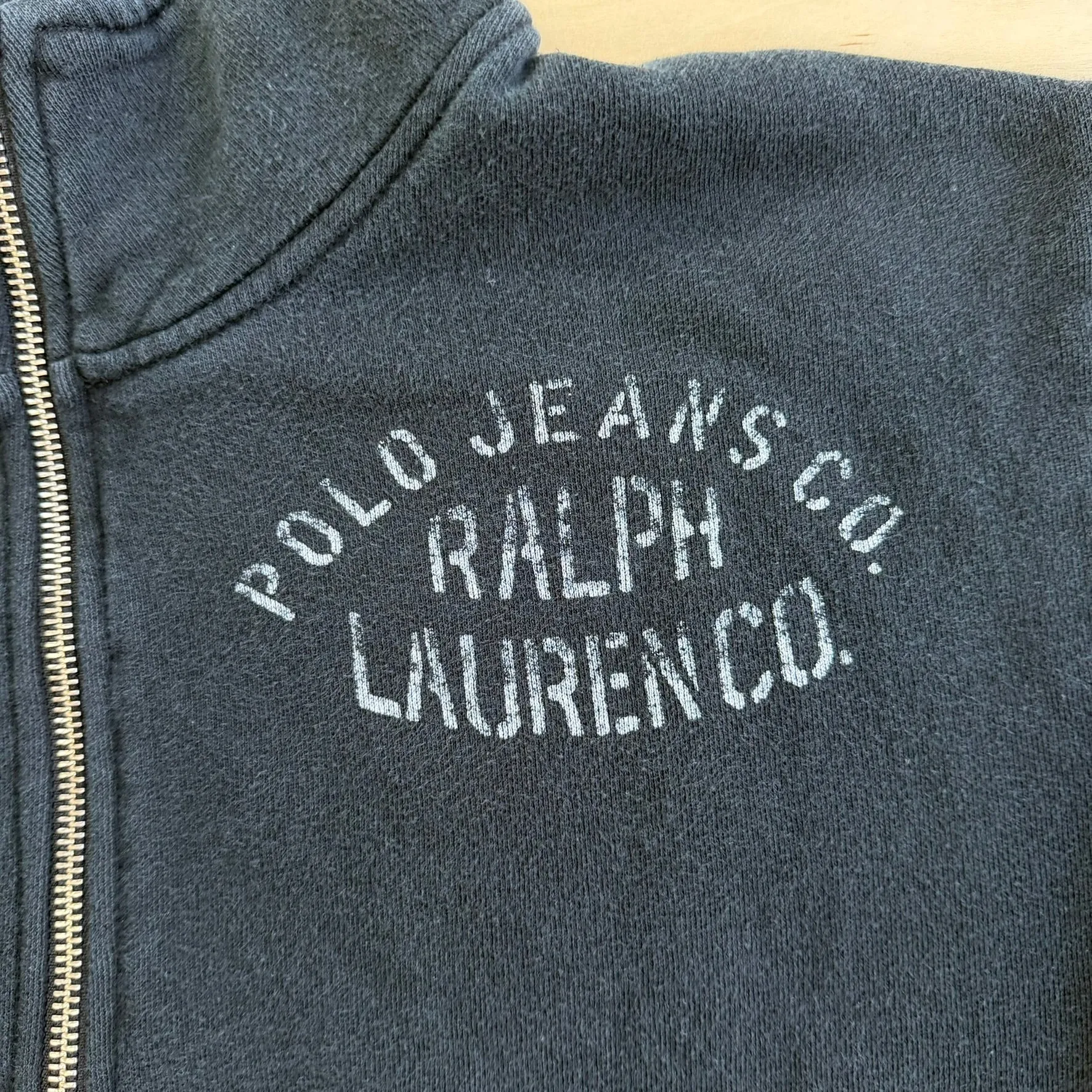 J- Vintage Polo RL Jeans Company Zip Up Sweatshirt Track Jacket - L sold by HG Vintage product image thumbnail 3